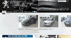 Desktop Screenshot of lerelaisduport.fr